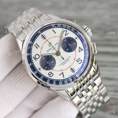 Swiss Breitling Premier Bentley Limited Edition BLS Asia 7750 Blue Arabic Watch AAA Copy